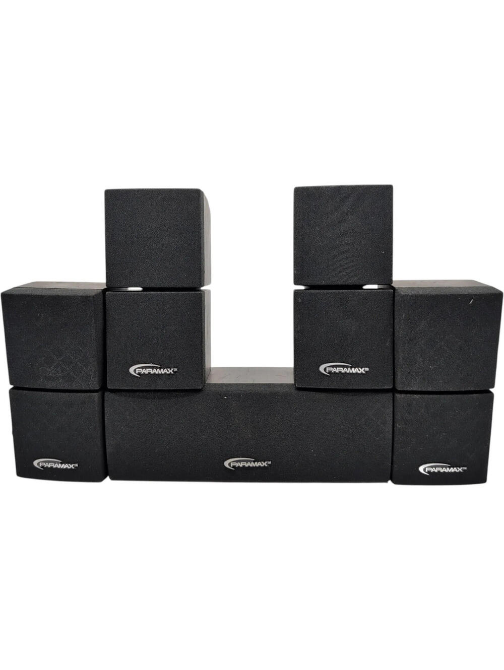 Paramax HT-81 Digital Theater Home Theater System‎ 9 Speaker Set Surround Black
